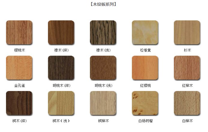 Color Aluminum Plate Wood grain board